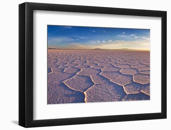 Salar De Uyuni at Sunrise, the Largest Salt Flat in the World-David Krijgsman-Framed Photographic Print