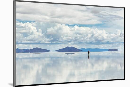 Salar De Uyuni is Largest Salt Flat in the World (Unesco World Heritage Site) - Altiplano, Bolivia,-Vadim Petrakov-Mounted Photographic Print