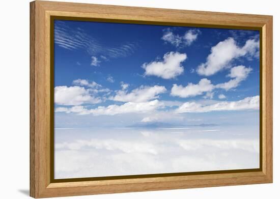 Salar De Uyuni, Salt Flat in Bolivia - Biggest Salt Lak? in the World-zanskar-Framed Premier Image Canvas