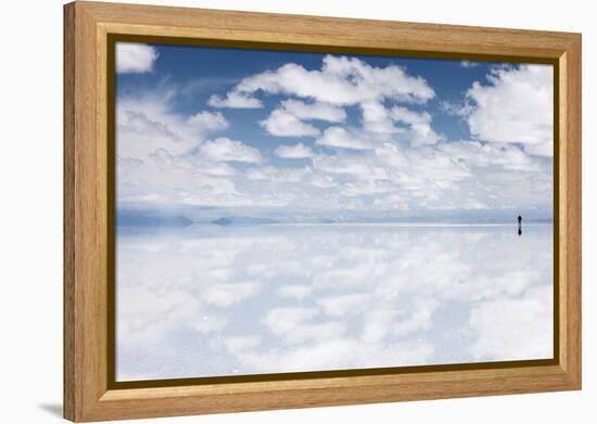 Salar De Uyuni, Salt Flat in Bolivia - Biggest Salt Lak? in the World-zanskar-Framed Premier Image Canvas