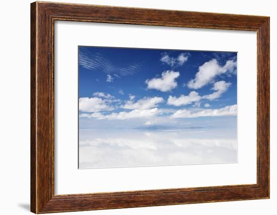 Salar De Uyuni, Salt Flat in Bolivia - Biggest Salt Lak? in the World-zanskar-Framed Photographic Print