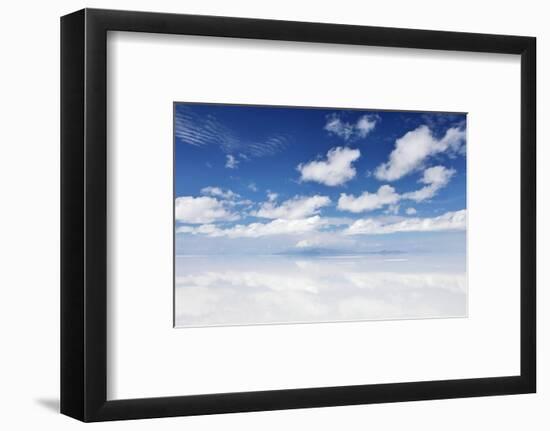 Salar De Uyuni, Salt Flat in Bolivia - Biggest Salt Lak? in the World-zanskar-Framed Photographic Print