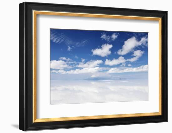 Salar De Uyuni, Salt Flat in Bolivia - Biggest Salt Lak? in the World-zanskar-Framed Photographic Print