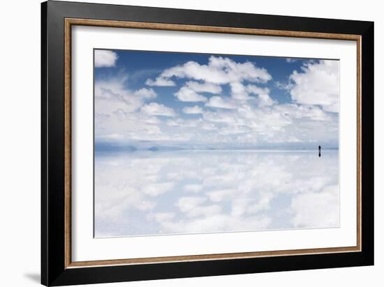 Salar De Uyuni, Salt Flat in Bolivia - Biggest Salt Lak? in the World-zanskar-Framed Photographic Print