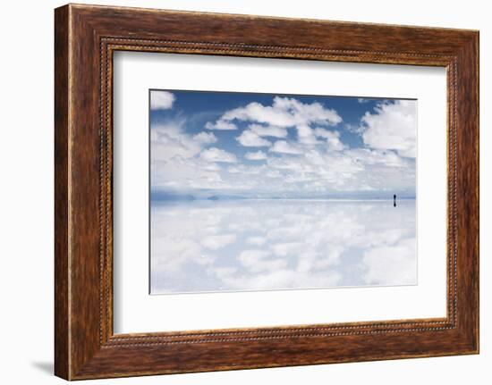 Salar De Uyuni, Salt Flat in Bolivia - Biggest Salt Lak? in the World-zanskar-Framed Photographic Print