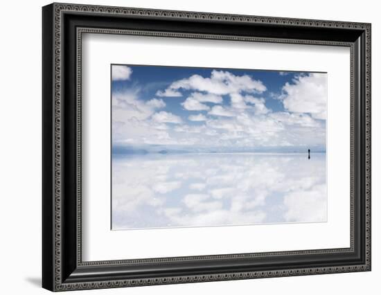 Salar De Uyuni, Salt Flat in Bolivia - Biggest Salt Lak? in the World-zanskar-Framed Photographic Print