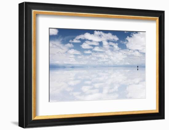 Salar De Uyuni, Salt Flat in Bolivia - Biggest Salt Lak? in the World-zanskar-Framed Photographic Print