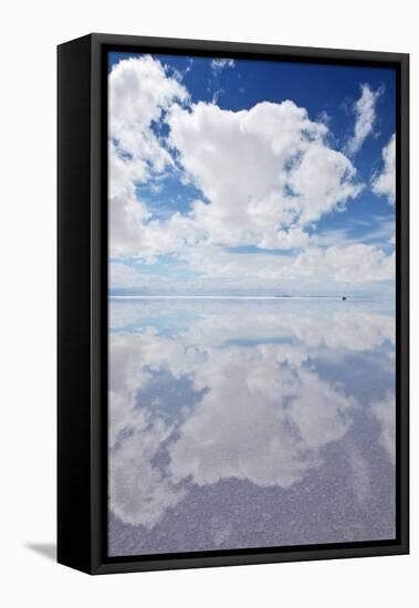 Salar De Uyuni, Salt Flat in Bolivia-zanskar-Framed Premier Image Canvas