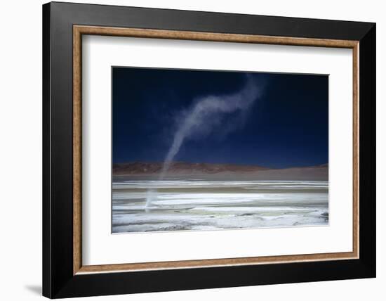 Salar Pujsa, Dust Devil, Atacama Desert, Chile-Rhonda Klevansky-Framed Photographic Print