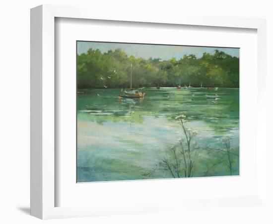 Salcombe Batson Creek-Jennifer Wright-Framed Giclee Print