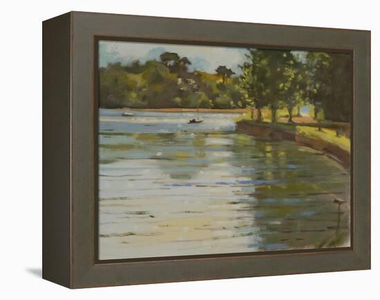 Salcombe Creek II-Jennifer Wright-Framed Premier Image Canvas