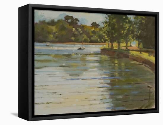 Salcombe Creek II-Jennifer Wright-Framed Premier Image Canvas