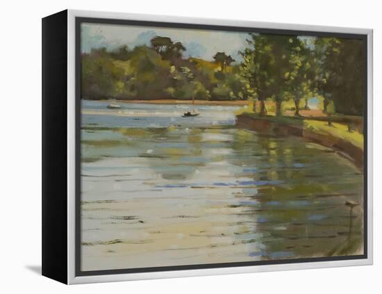 Salcombe Creek II-Jennifer Wright-Framed Premier Image Canvas