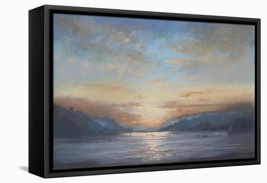 Salcombe Dawn-Jennifer Wright-Framed Premier Image Canvas