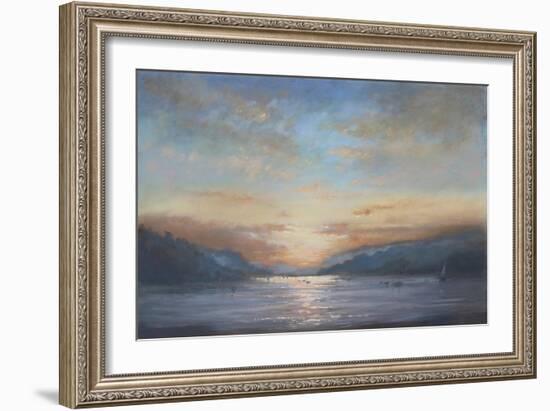 Salcombe Dawn-Jennifer Wright-Framed Giclee Print