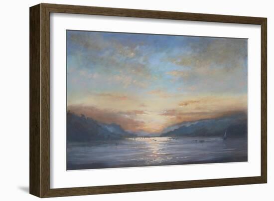 Salcombe Dawn-Jennifer Wright-Framed Giclee Print