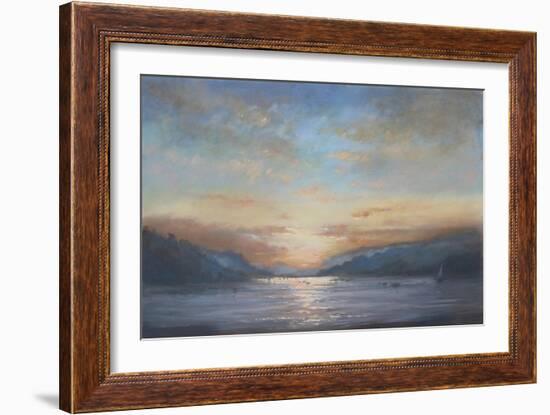 Salcombe Dawn-Jennifer Wright-Framed Giclee Print