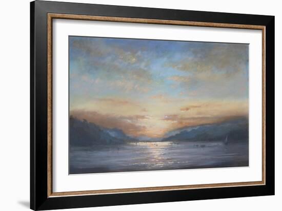 Salcombe Dawn-Jennifer Wright-Framed Giclee Print