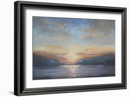 Salcombe Dawn-Jennifer Wright-Framed Giclee Print