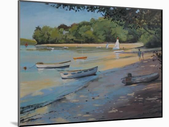 Salcombe Fishermans Cove, Early Light-Jennifer Wright-Mounted Giclee Print