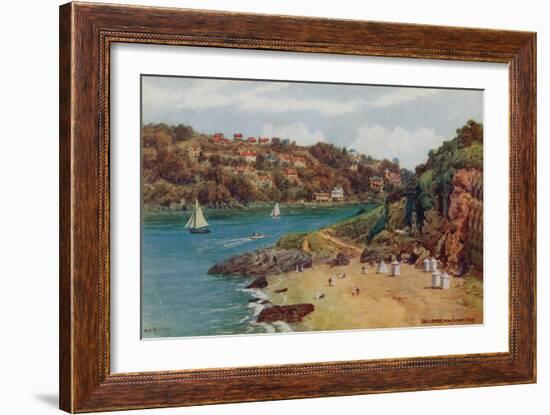 Salcombe, from Sunny Cove-Alfred Robert Quinton-Framed Giclee Print
