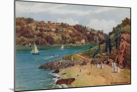 Salcombe, from Sunny Cove-Alfred Robert Quinton-Mounted Giclee Print