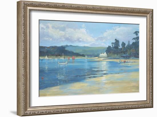 Salcombe - Late Afternoon Light, 2008-Jennifer Wright-Framed Giclee Print