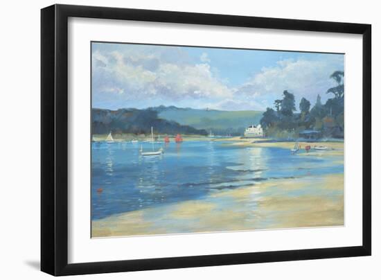 Salcombe - Late Afternoon Light, 2008-Jennifer Wright-Framed Giclee Print