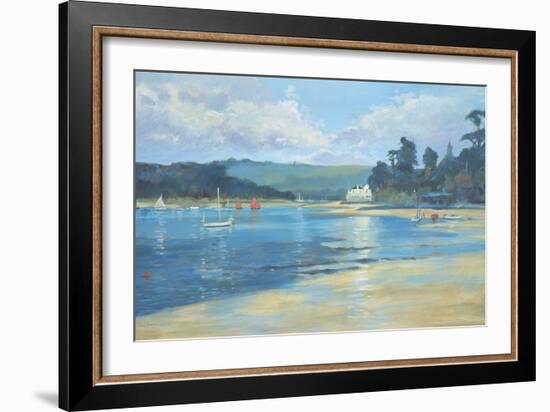 Salcombe - Late Afternoon Light, 2008-Jennifer Wright-Framed Giclee Print