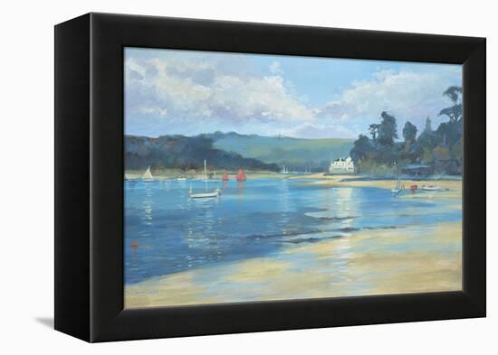 Salcombe - Late Afternoon Light, 2008-Jennifer Wright-Framed Premier Image Canvas