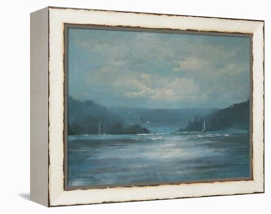 Salcombe Late Afternoon-Jennifer Wright-Framed Premier Image Canvas