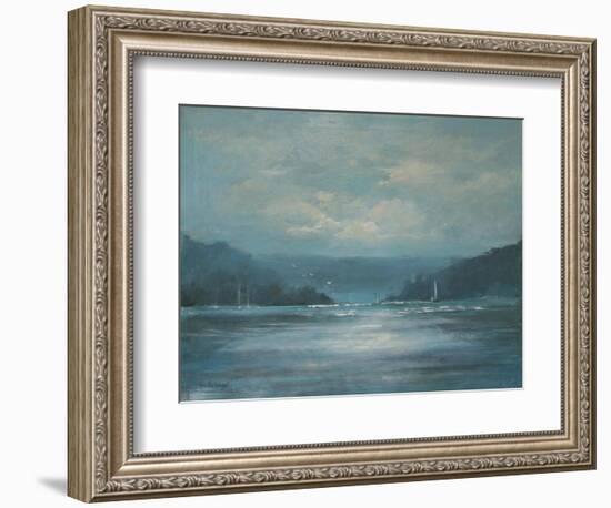 Salcombe Late Afternoon-Jennifer Wright-Framed Giclee Print