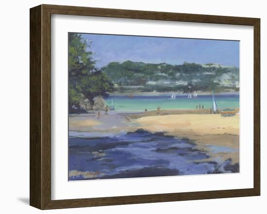 Salcombe Millbay Morning-Jennifer Wright-Framed Giclee Print