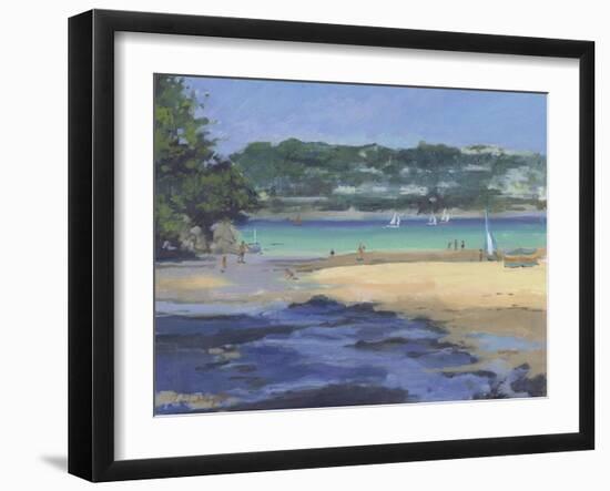 Salcombe Millbay Morning-Jennifer Wright-Framed Giclee Print