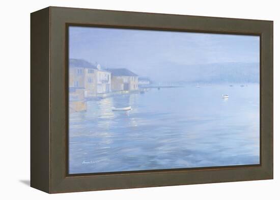 Salcombe - Misty Morning, 1998-Jennifer Wright-Framed Premier Image Canvas