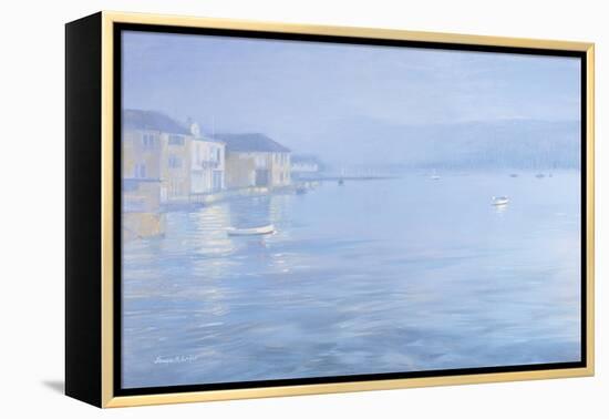 Salcombe - Misty Morning, 1998-Jennifer Wright-Framed Premier Image Canvas