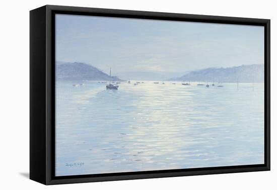 Salcombe Pool of Light, 1998-Jennifer Wright-Framed Premier Image Canvas