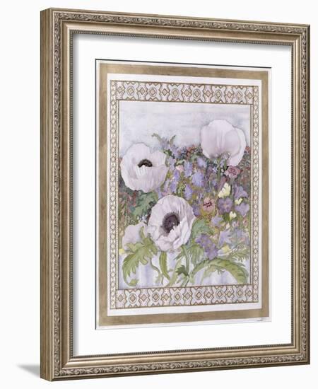 Salcombe Poppies-Lillian Delevoryas-Framed Giclee Print