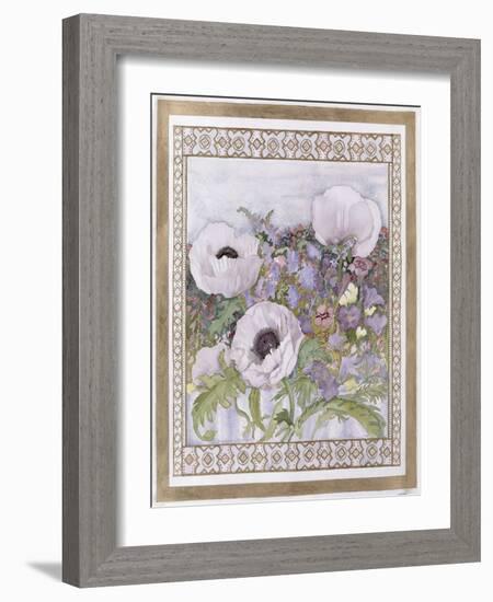 Salcombe Poppies-Lillian Delevoryas-Framed Giclee Print
