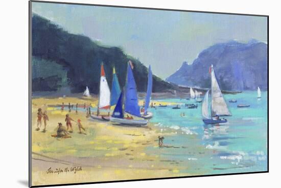 Salcombe Sailing Boats-Jennifer Wright-Mounted Giclee Print