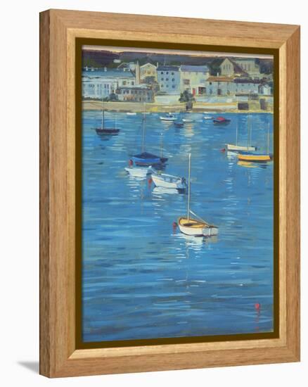 Salcombe, Sparkling Morning, 2002-Jennifer Wright-Framed Premier Image Canvas