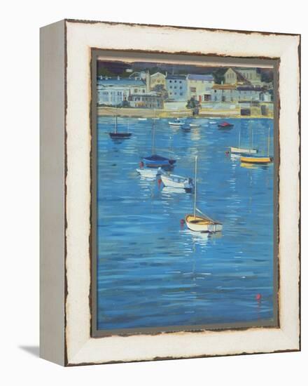 Salcombe, Sparkling Morning, 2002-Jennifer Wright-Framed Premier Image Canvas