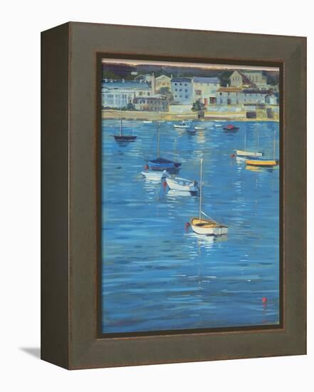 Salcombe, Sparkling Morning, 2002-Jennifer Wright-Framed Premier Image Canvas