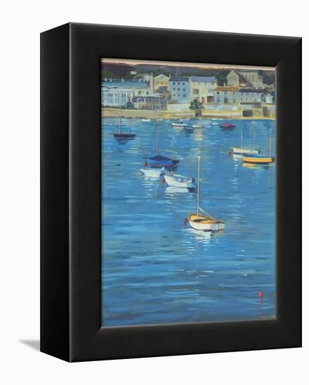 Salcombe, Sparkling Morning, 2002-Jennifer Wright-Framed Premier Image Canvas