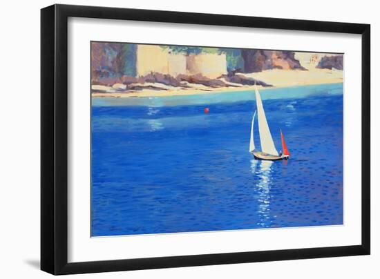 Salcombe - Yawl near Millbay, 1999-Jennifer Wright-Framed Giclee Print