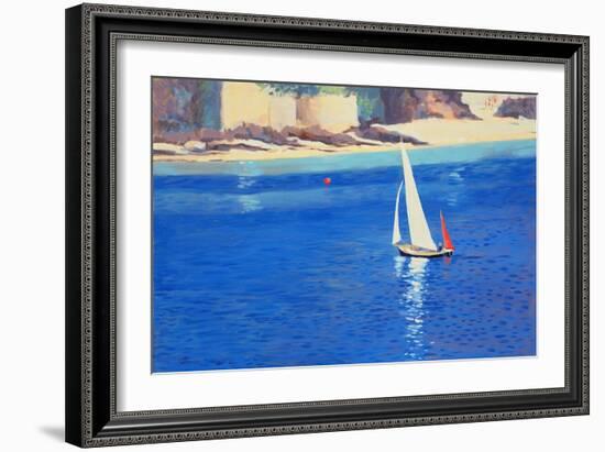 Salcombe - Yawl near Millbay, 1999-Jennifer Wright-Framed Giclee Print