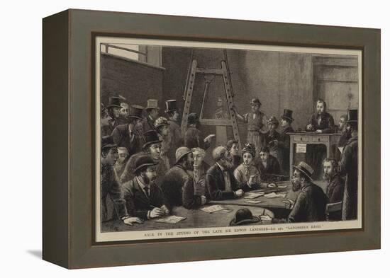 Sale in the Studio of the Late Sir Edwin Landseer, Lot 440, Landseer's Easel-George Goodwin Kilburne-Framed Premier Image Canvas