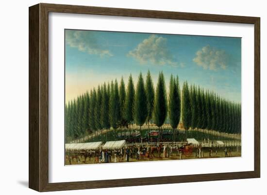 Salem Common on Training Day, 1808-George Ropes-Framed Giclee Print