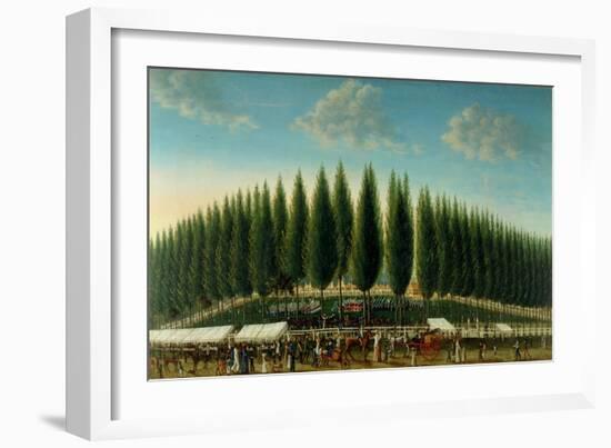 Salem Common on Training Day, 1808-George Ropes-Framed Giclee Print