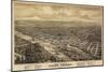 Salem Oregon 1876 Birds Eye View-Vintage Lavoie-Mounted Giclee Print